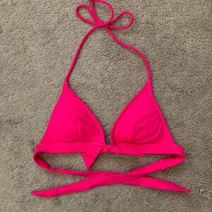 Victoria's Secret hot pink push-up bikini top size small